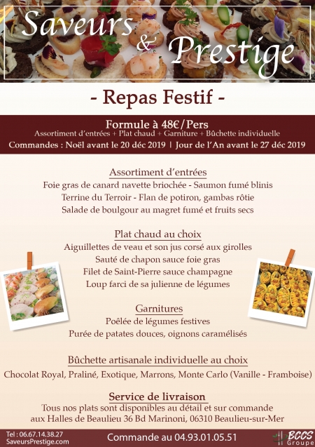 Repas Festif - Saveurs & Prestige